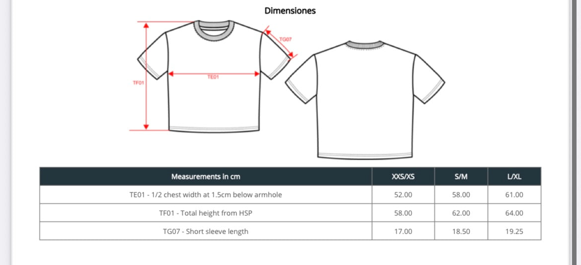 Camiseta manga corta over