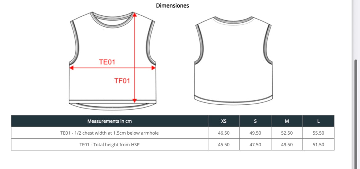 Camiseta tirante over