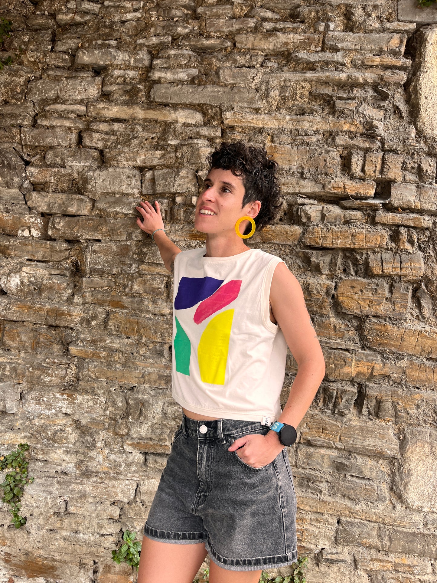 Camiseta tirante over