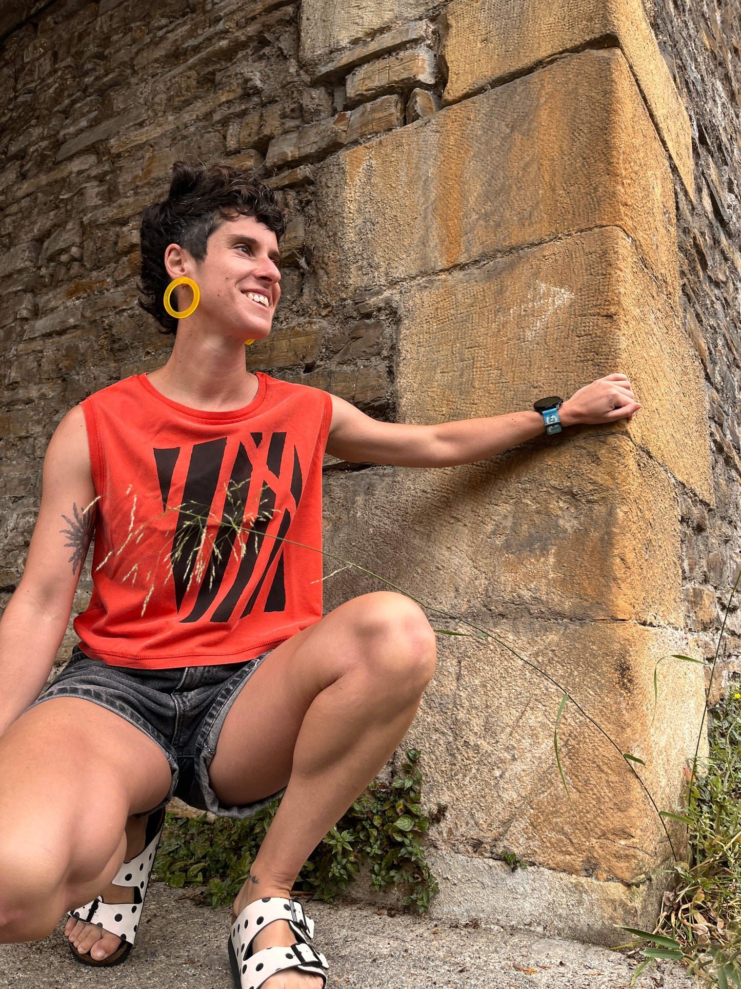 Camiseta tirante over