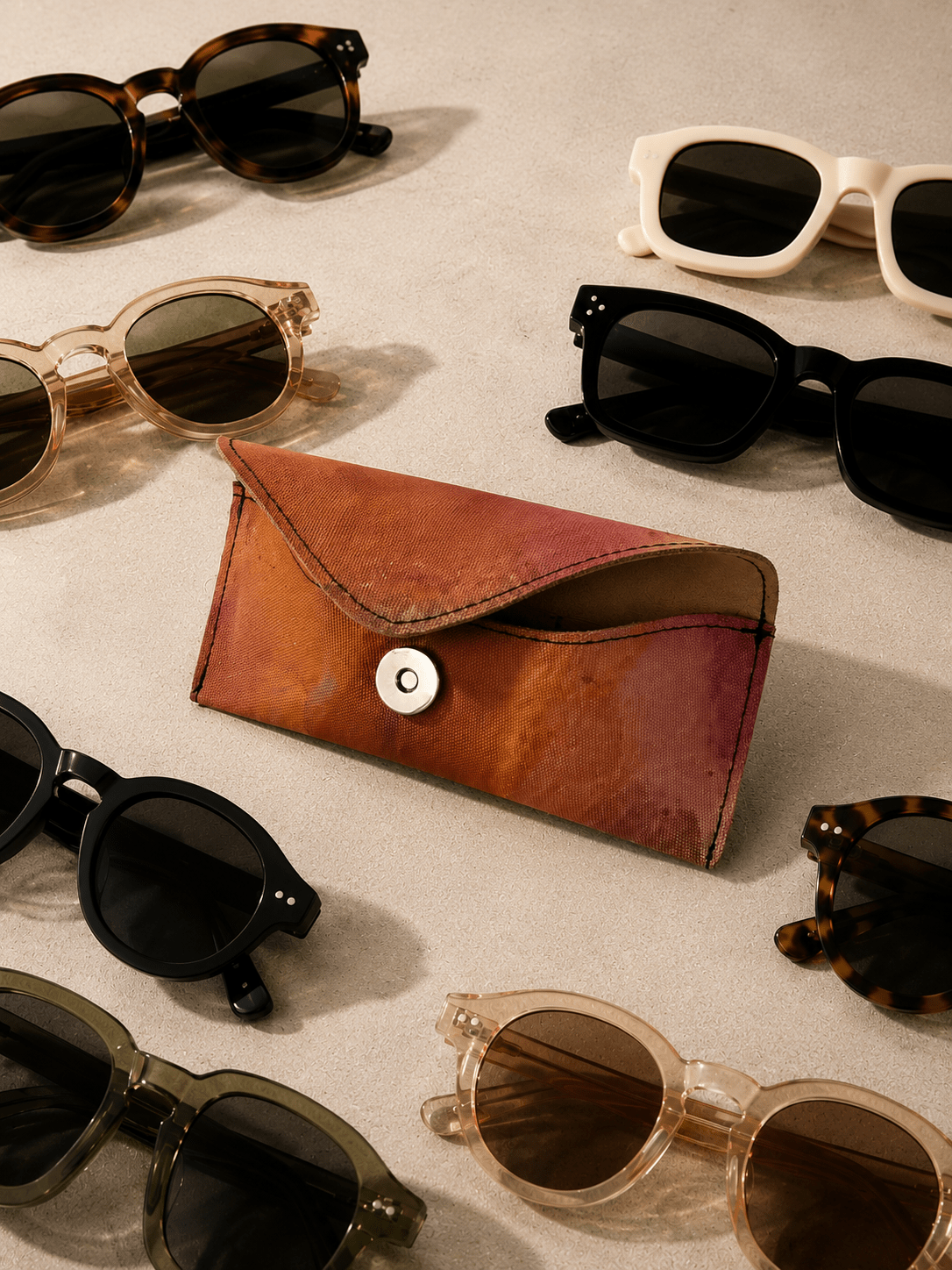 Funda de gafas marrón - HARTARA