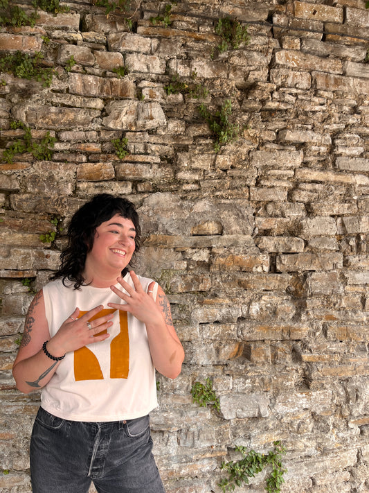 Camiseta tirante over