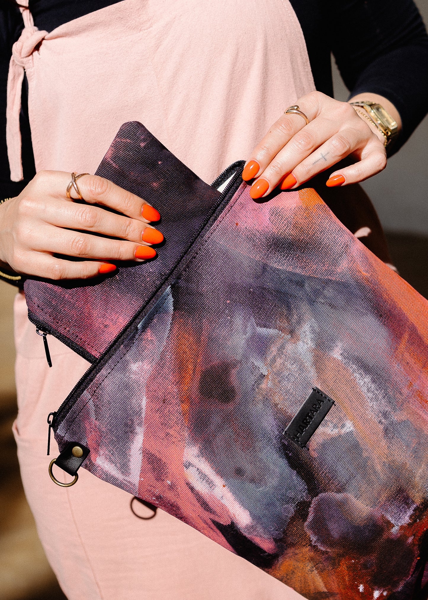 Bolso Sarea bulkada rojo