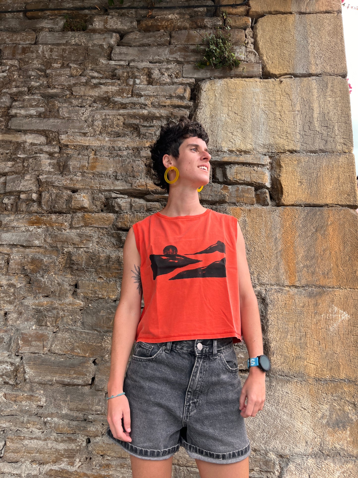 Camiseta tirante over