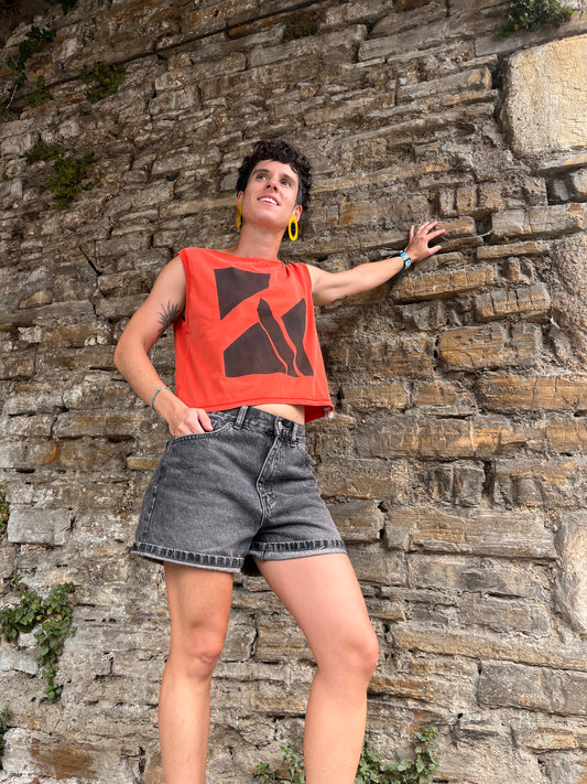 Camiseta tirante over