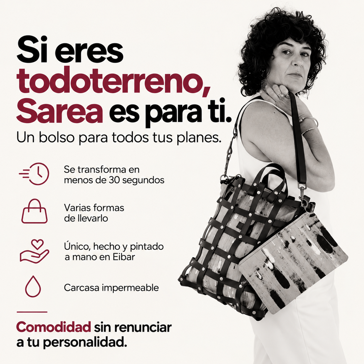 Bolso Sarea lienzo