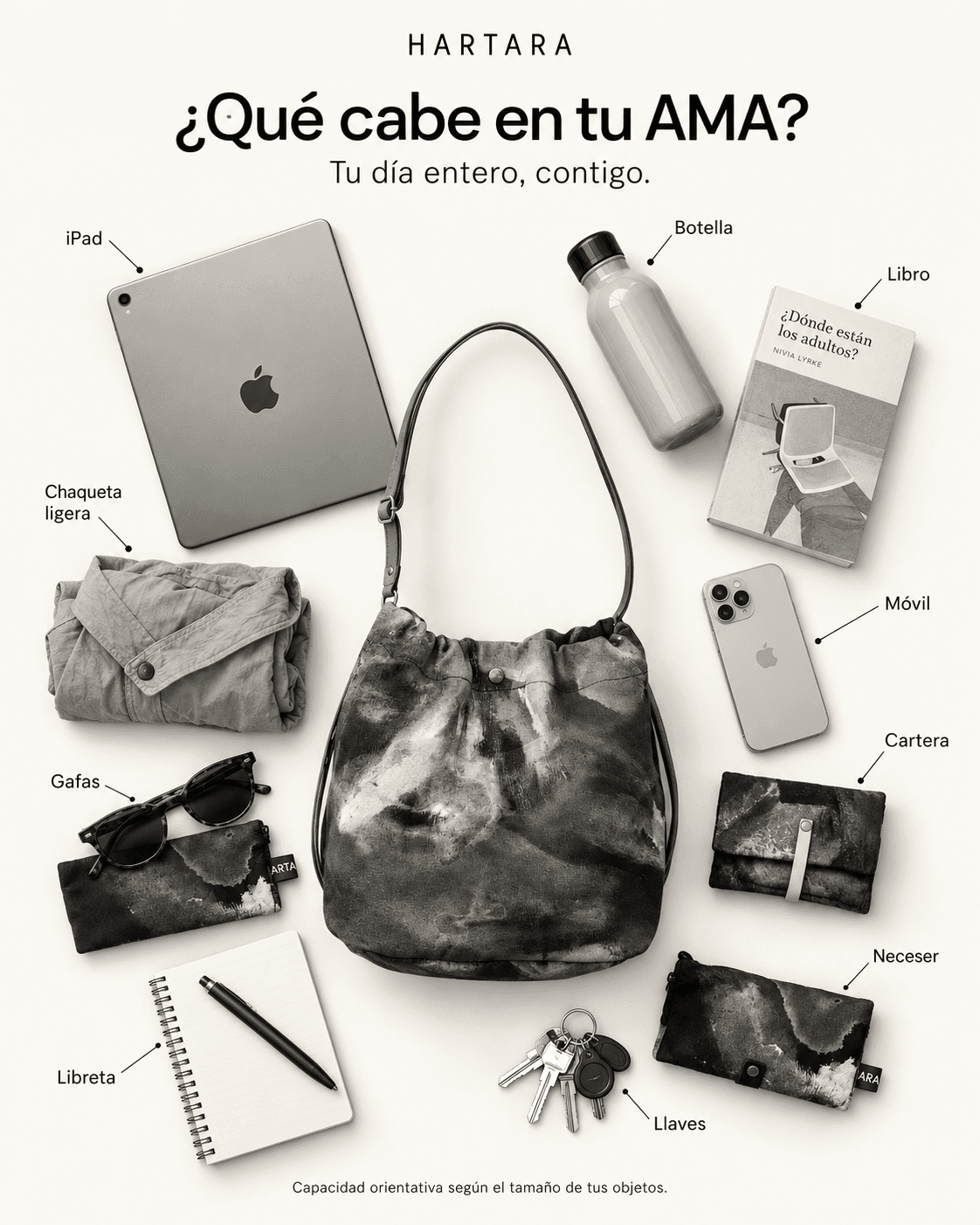 Bolso Ama Lienzo - HARTARA