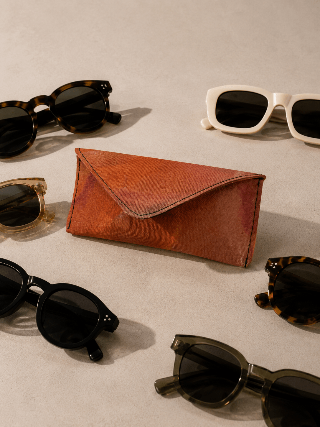 Funda de gafas marrón - HARTARA