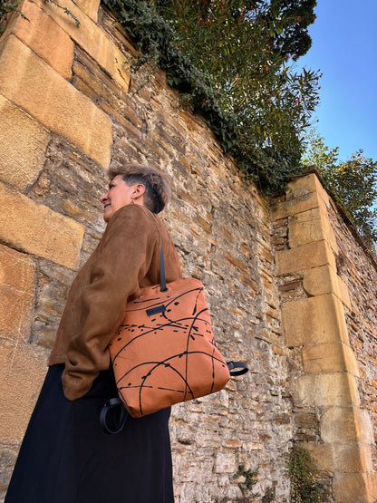 BOLSO-MOCHILA ARAS sustraiak marron - HARTARA
