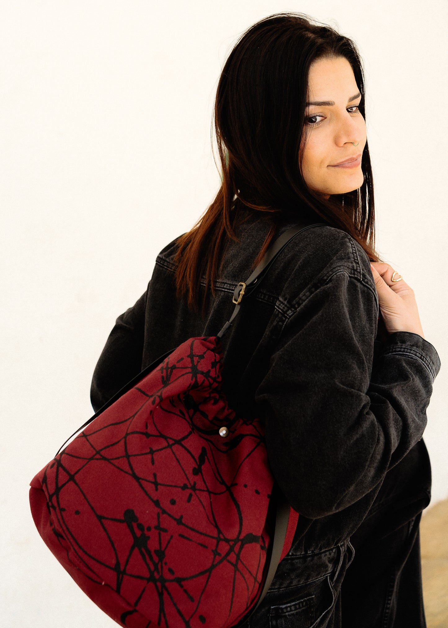 Bolso ama sustraiak granate