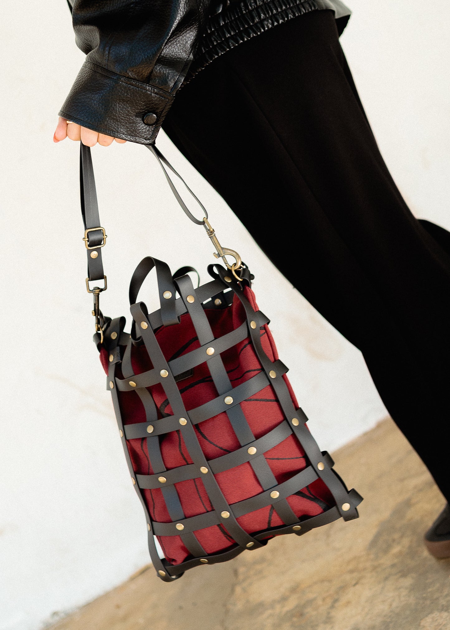 Bolso Sarea suatraiak granate