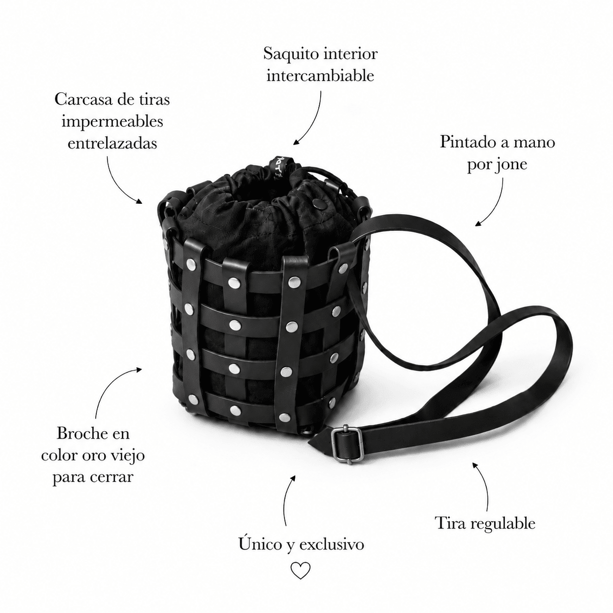 Bombonera negra bulkadak - HARTARA
