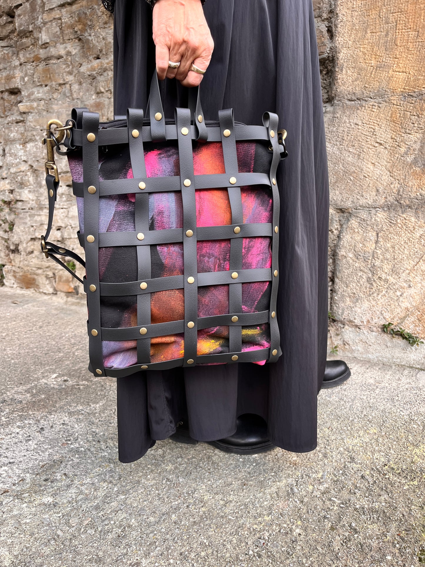 Bolso Sarea bulkada rojo