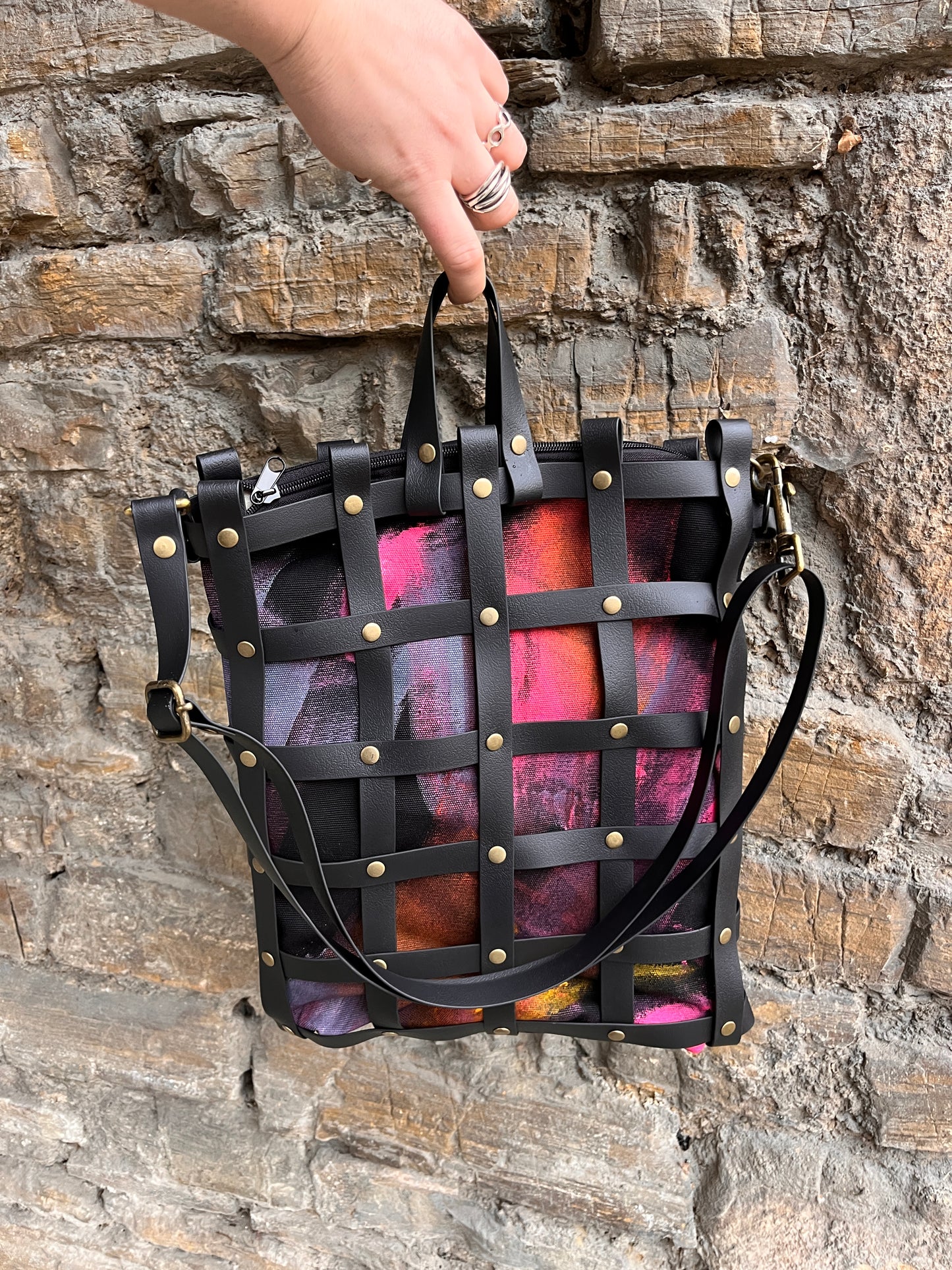 Bolso Sarea bulkada rojo