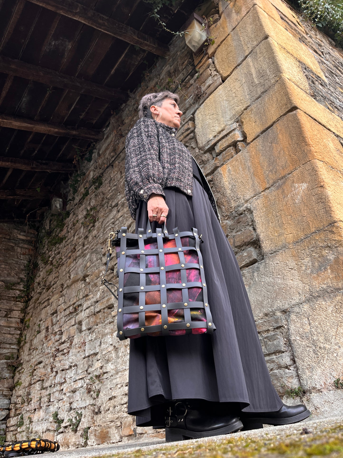 Bolso Sarea bulkada rojo