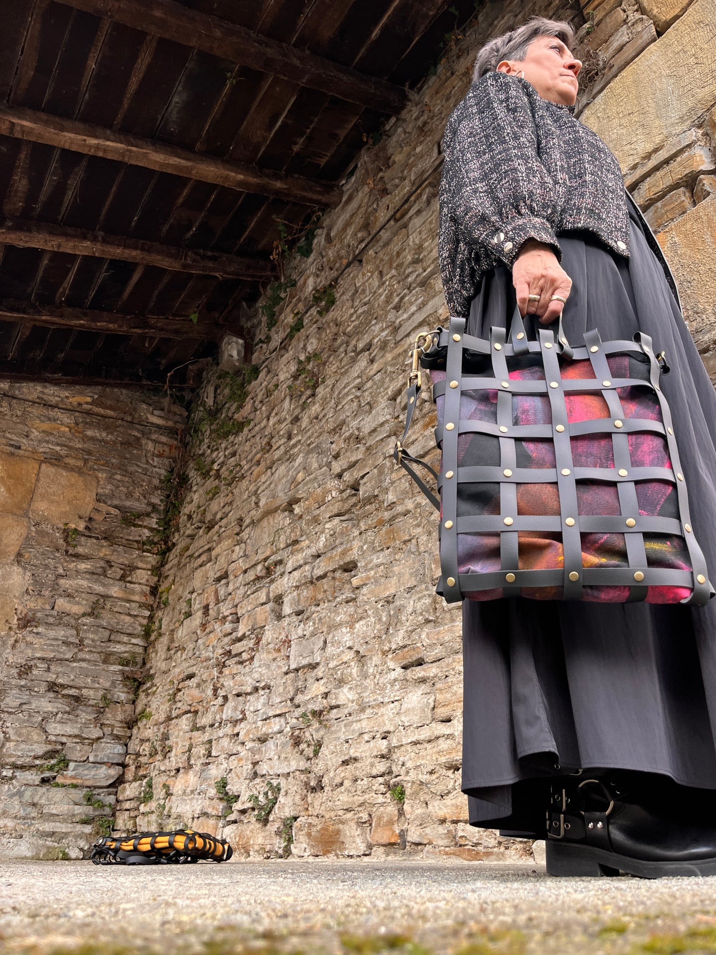 Bolso Sarea bulkada rojo