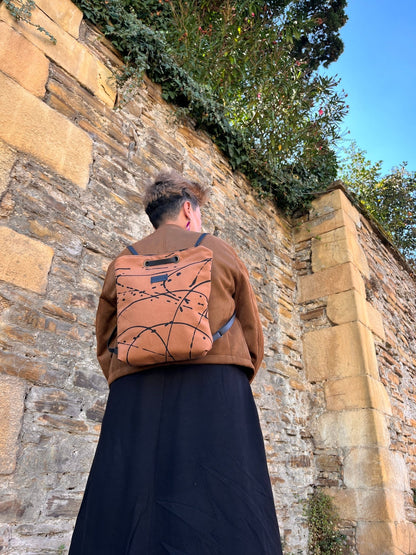 BOLSO-MOCHILA ARAS sustraiak marron - HARTARA