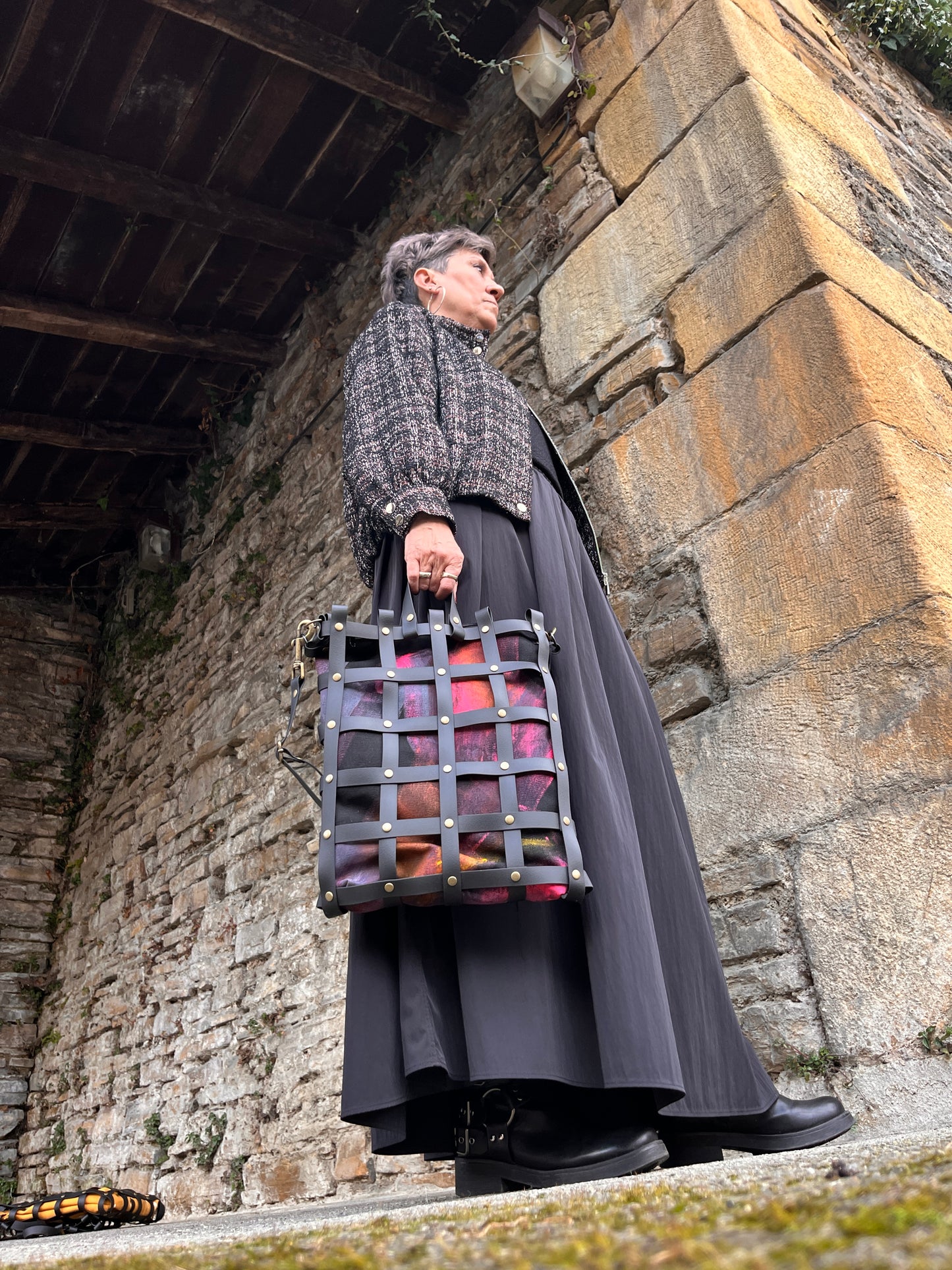 Bolso Sarea bulkada rojo