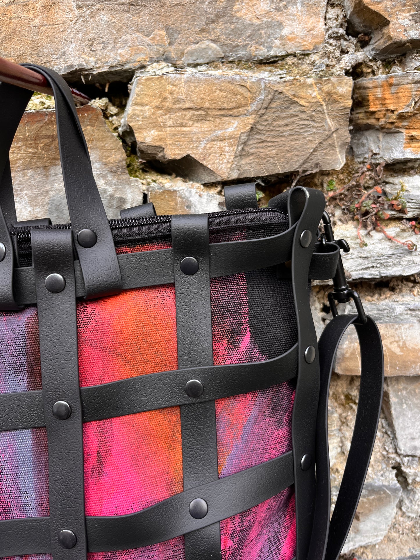 Bolso Sarea bulkada rojo