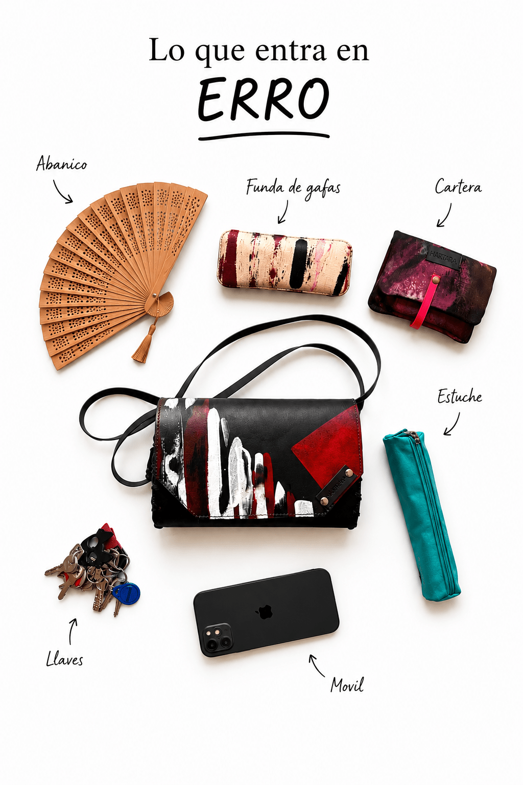 Bolso Erro coñac - HARTARA