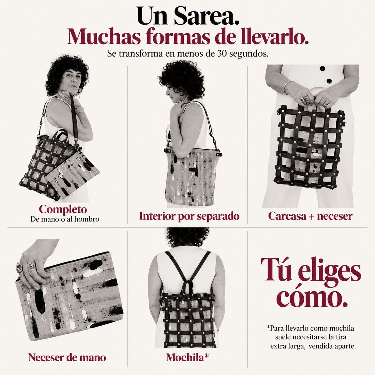 Bolso Sarea lienzo