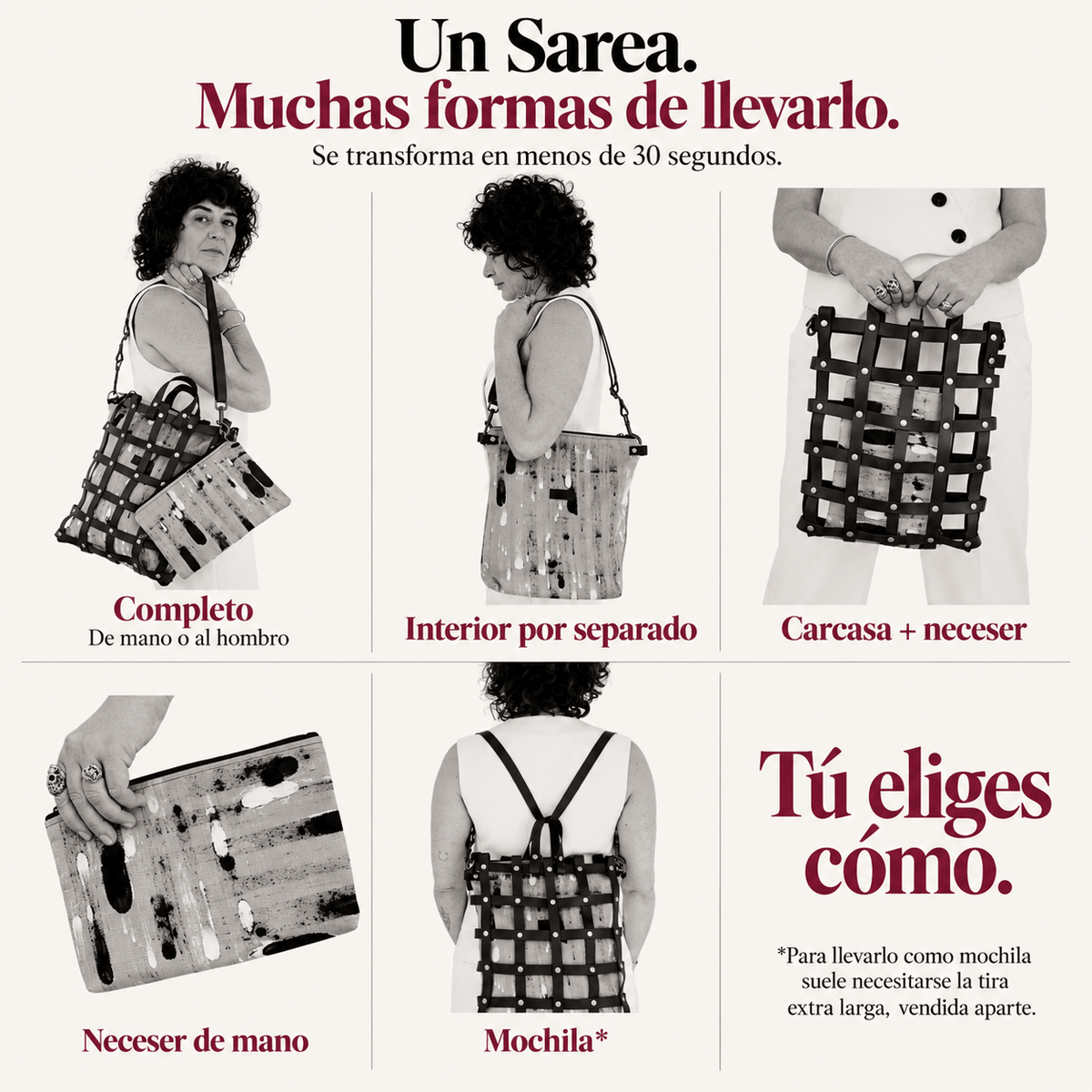 Bolso Sarea lienzo
