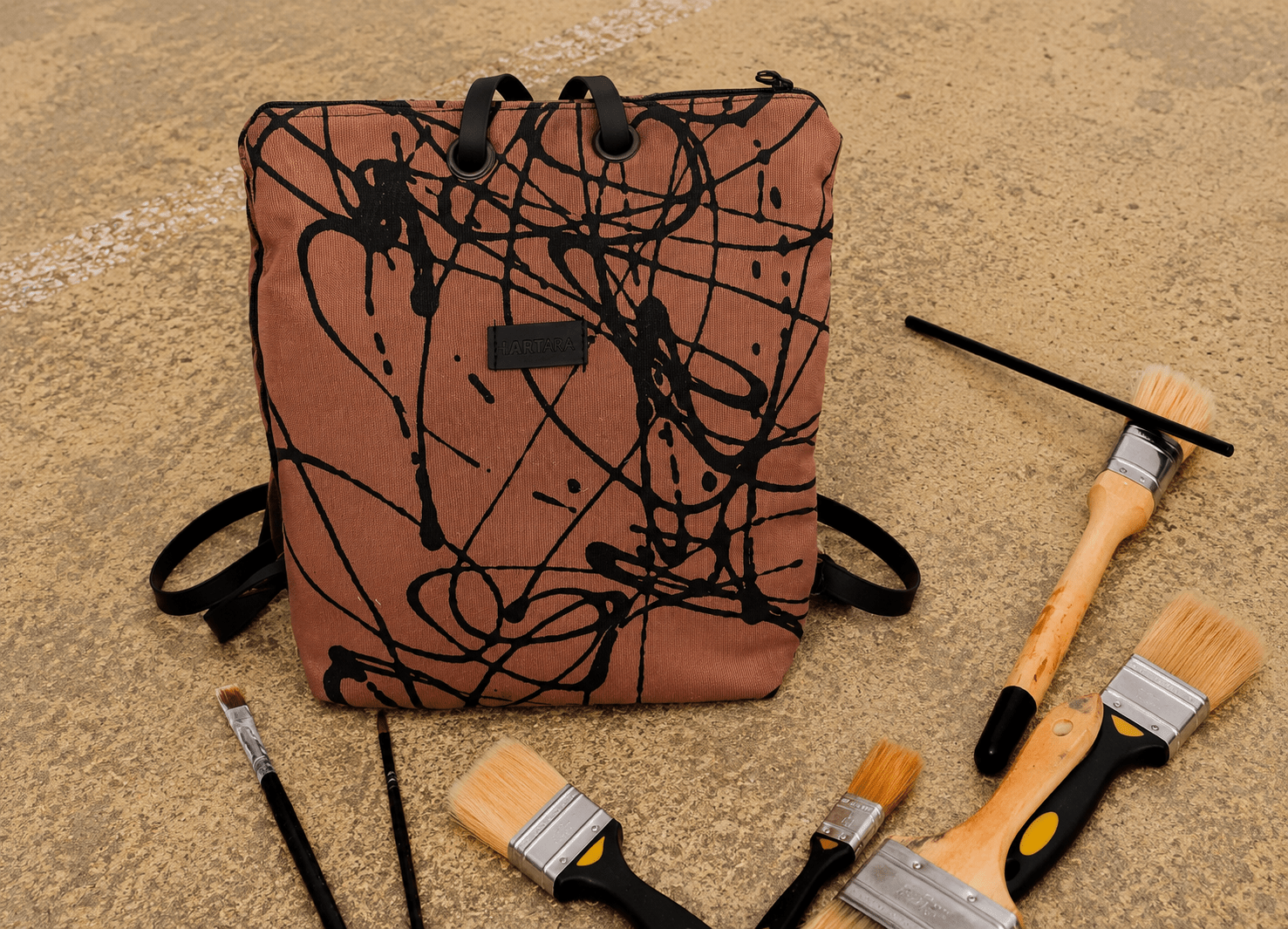BOLSO-MOCHILA ARAS sustraiak marron - HARTARA