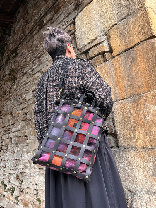 Bolso Sarea bulkada rojo